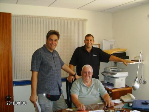 Stavros, Nikos,Andreas . Vyzirakis family