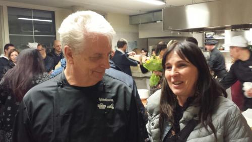 io con il maestro pasticcere Igino Massari