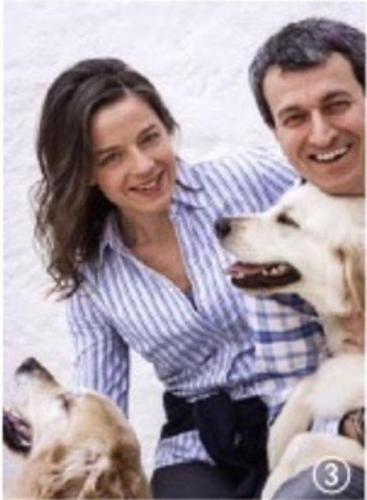 Anna Maria,Enrico e i nostri Golden Retriver Frisella e Pittula