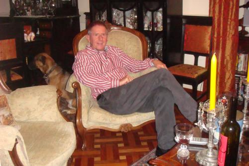 My dog Tassen and me, Johnny Bjelkaroy