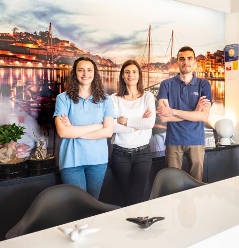 Luisa, Patricia e Pedro