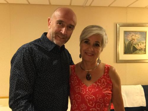 René Tirapegui y Marta Farías