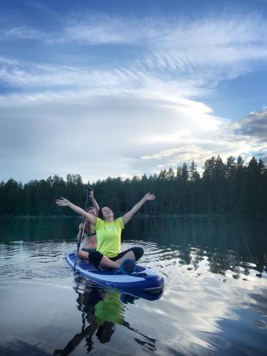 This is me and Viggo. Welcome to Torsby Camping.