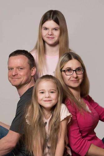 Lars Kuke mit Familie