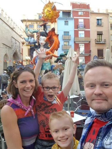 Þór, Hildur and our 2 boys