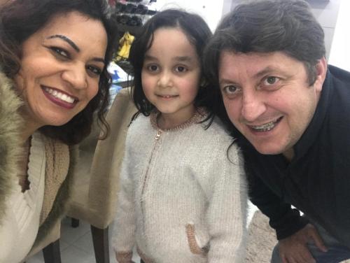 Carlos, Rosane e Sophia
