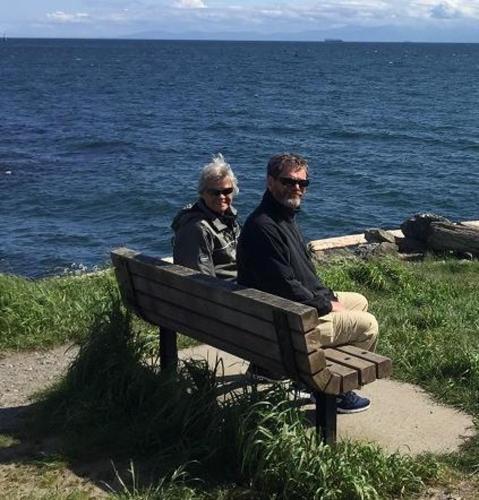 Your hosts, Patty and Charlie