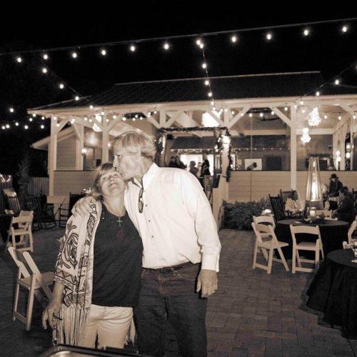 Karen Kelly, owner, and hubby- Frank
