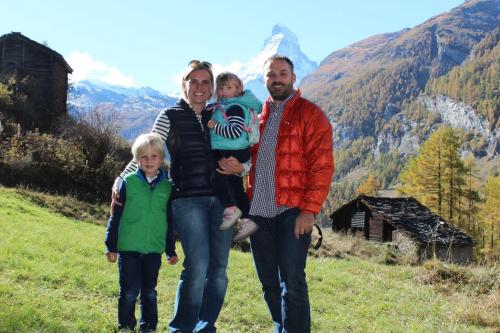 Sämi, Nicole, Emeline und Daniel Luggen